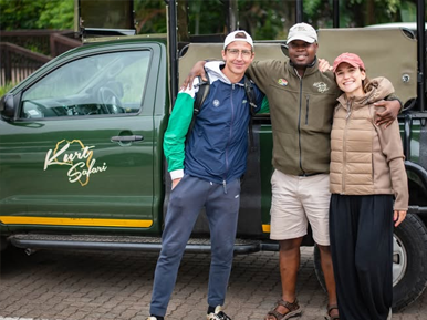Clients on Kruger National Park safari